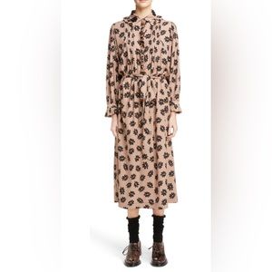 Simone Rocha Floral Midi Shirtdress